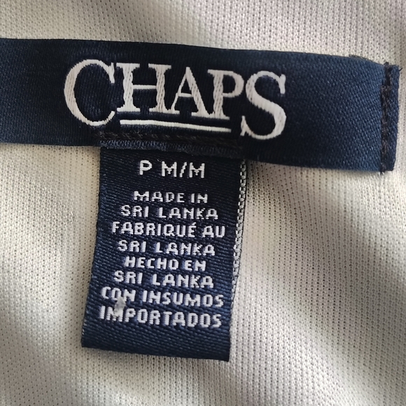 Chaps Navy & White Floral Maxi Dress Size M – Like New - Picture 14 of 15